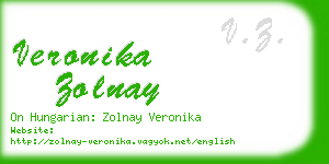 veronika zolnay business card